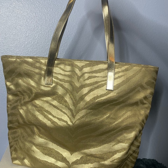 Michael Kors Signature Gold Tote Bag - Picture 4 of 4